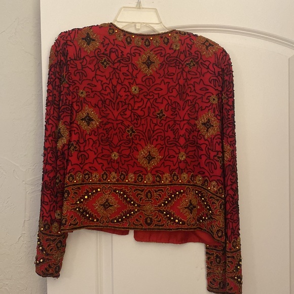 Vintage beaded jacket - Picture 5 of 5